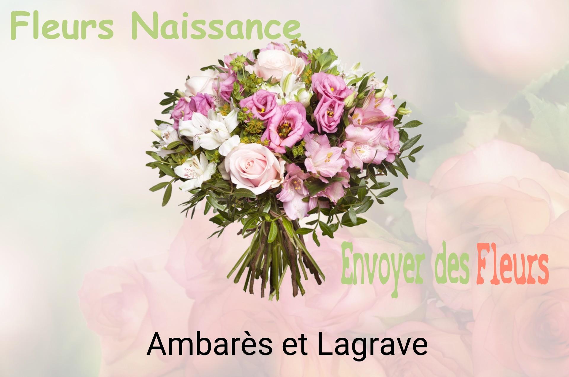 Bouquet de fleurs de naissance livré à Ambarès-et-Lagrave