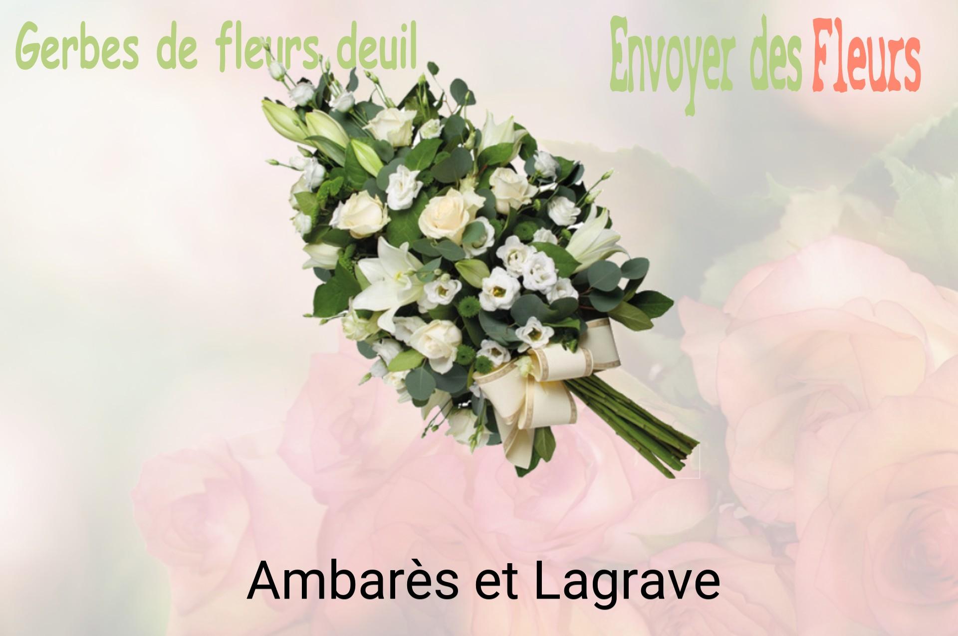 Gerbe de fleurs de deuil livrée à Ambarès-et-Lagrave
